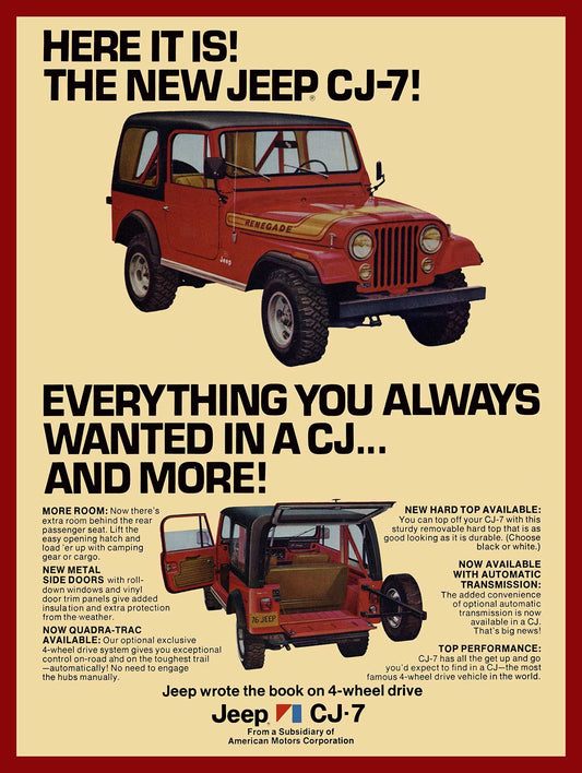 1975 JEEP RES 18 x 24