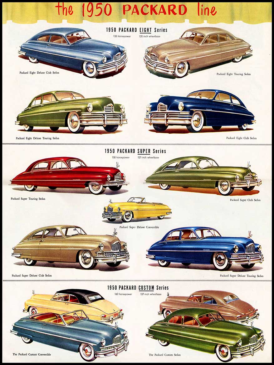 1950 PACKARD LINE 12 x 16