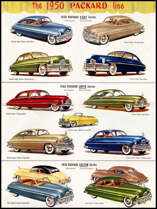 1950 PACKARD LINE 12 x 16
