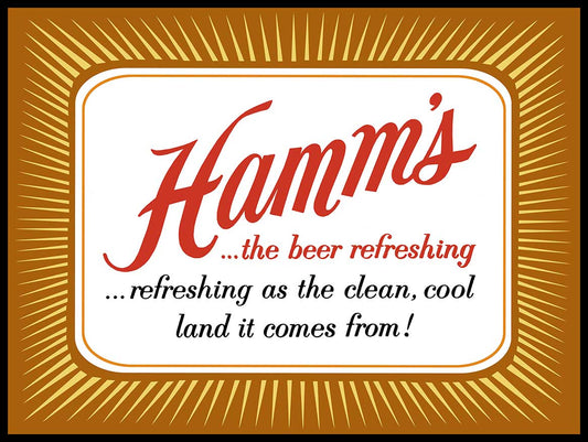 HAMMS GOLD BLACK 16 x 12