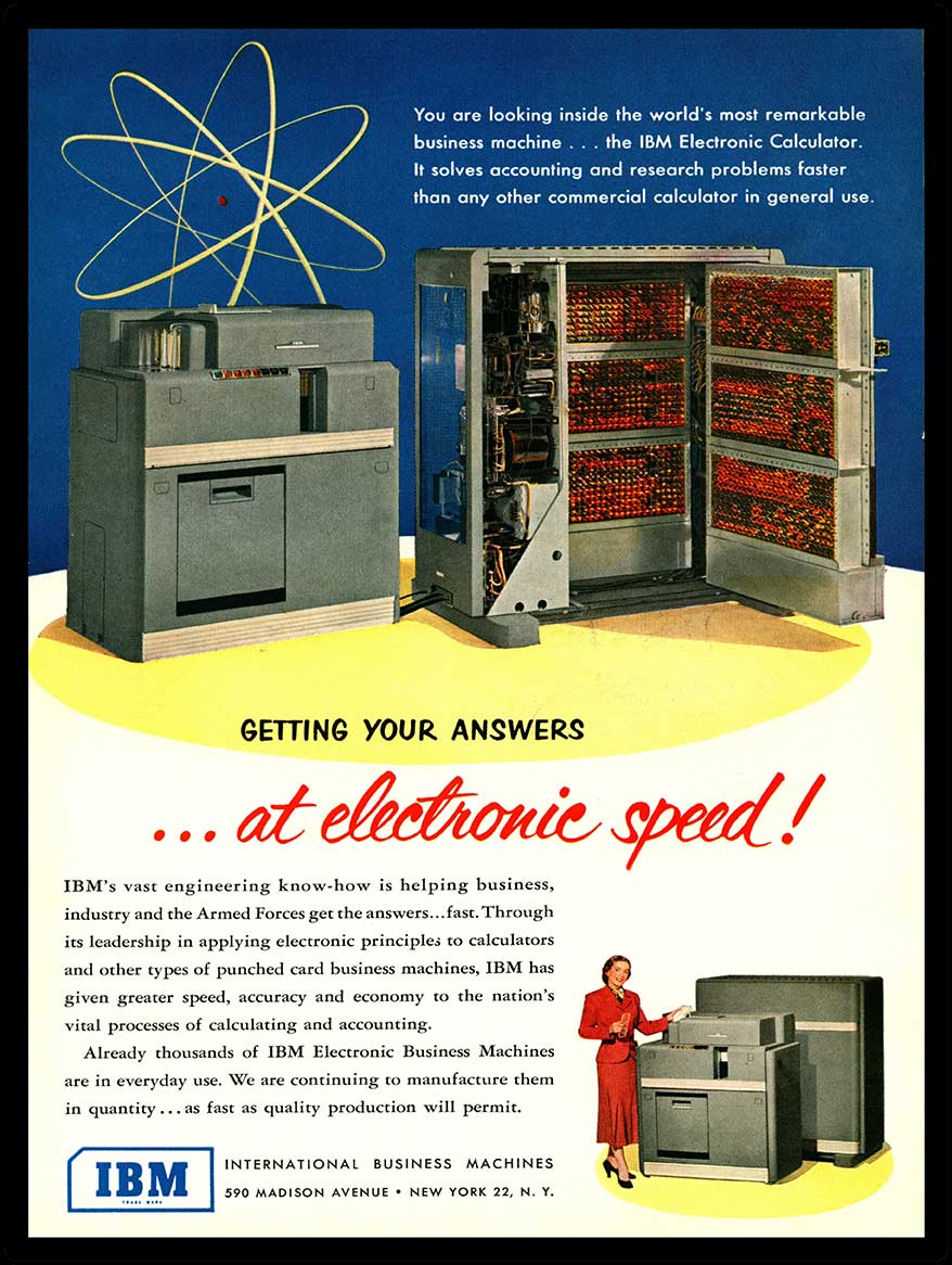 IBM AD 12 x 16