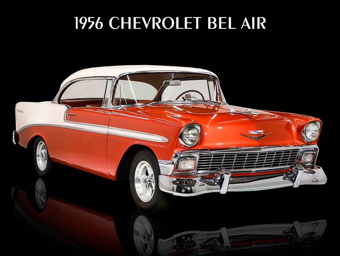 1956 CHEVROLET BEL AIR 16 x 12