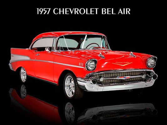 1957 CHEVROLET BEL AIR 16 x 12