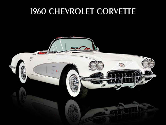 1960 CHEVROLET CORVETTE 16 x 12