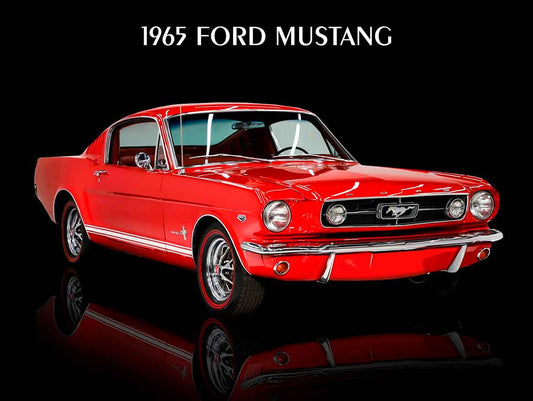 1965 FORD MUSTANG 16 x 12