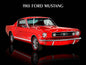 1965 FORD MUSTANG 16 x 12