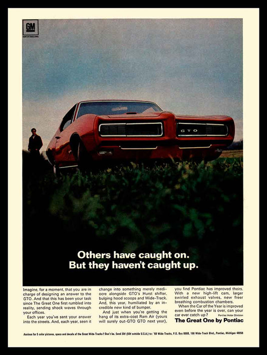 1968 PONTIAC GTO 2 12 x 16