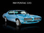 1969 PONTIAC GTO 1 16 x 12