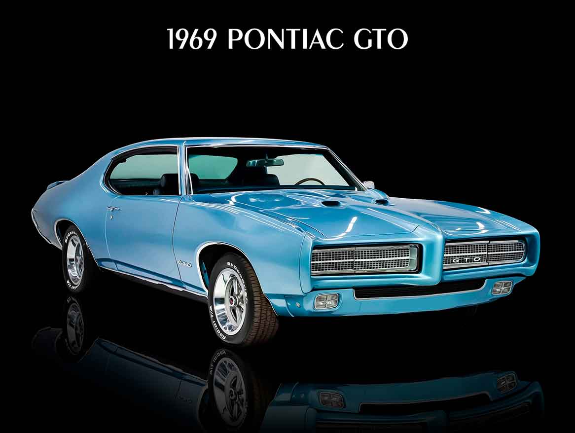 1969 PONTIAC GTO 16 x 12