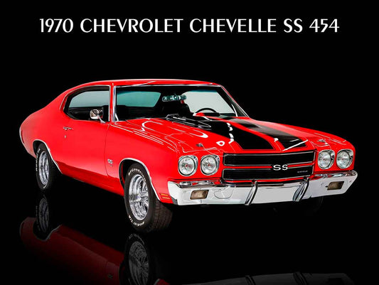 1970 CHEVROLET CHEVELLE SS 454 16 x 12