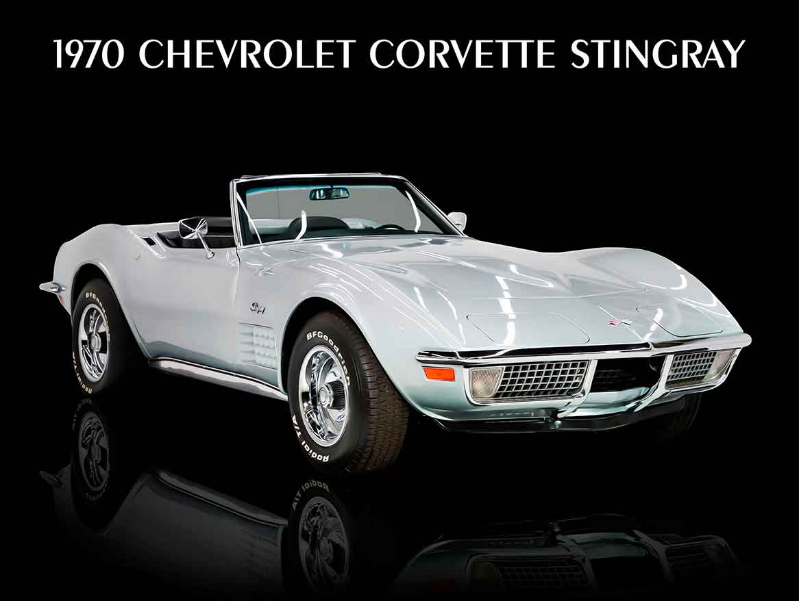 1970 CHEVROLET CORVETTE STINGRAY 16 x 12