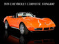 1973 CHEVROLET CORVETTE STINGRAY 16 x 12