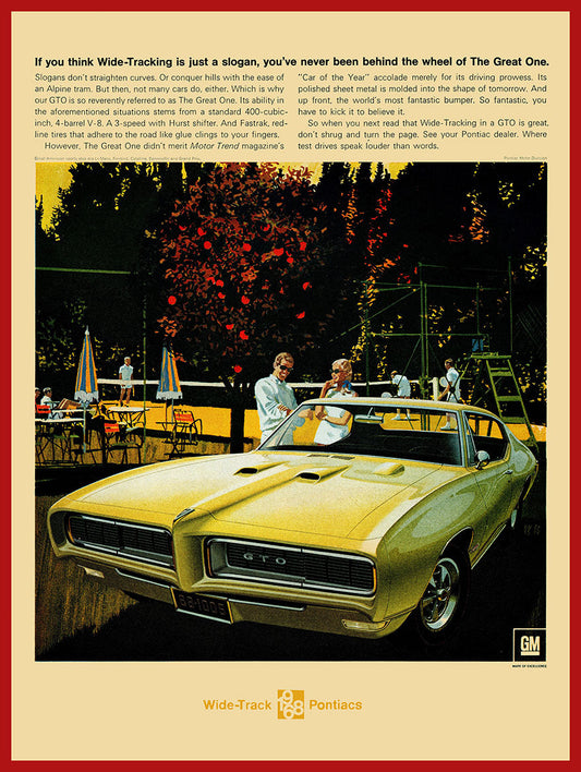 PONTIAC 12 RED 12 x 16