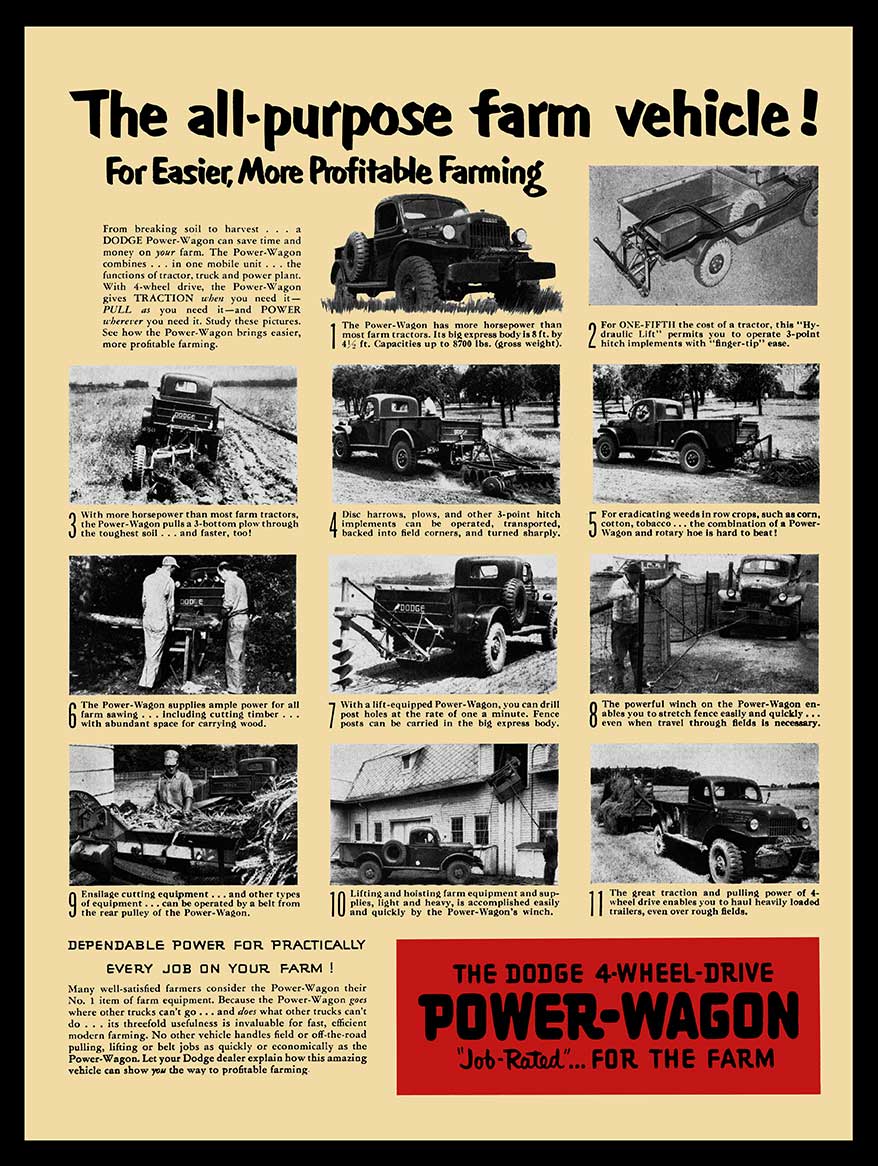 POWER WAGON 12 x 16