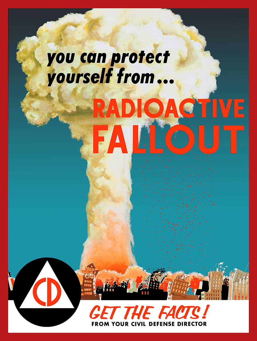 RADIOACTIVE FALLOUT 12 x 16