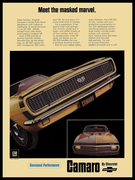 1967 CAMARO SS 12 x 16