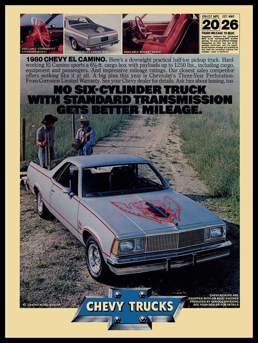 1980 CHEVROLET EL CAMINO 12 x 16
