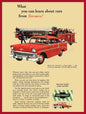 1956 CHEVROLET FIREMEN AD 12 x 16