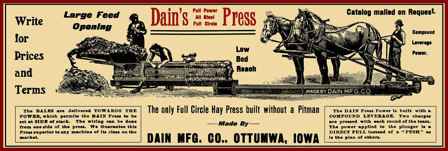 GOLF 1905 DAIN 2 RED 36 x 12