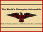 DUESENBERG STRAIGHT 8 RED 16 x 12