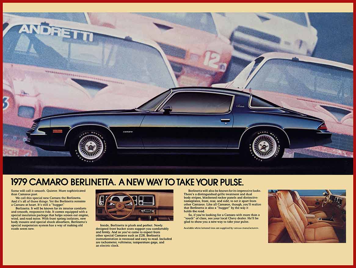 ZULU 1979 CAMARO RED 16 x 12