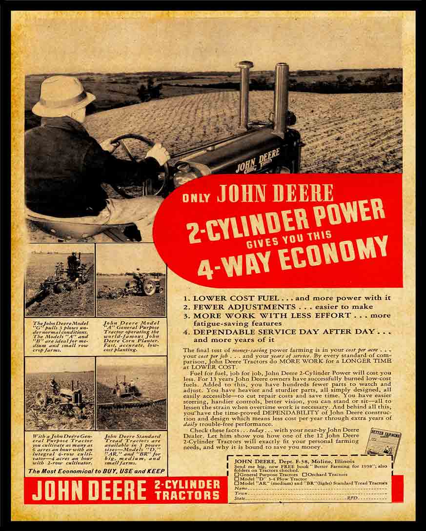 KILO 1938 JOHN DEERE 2 24 x 30