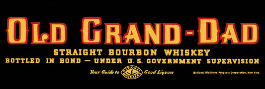 OLD GRAND DAD MARQUEE 12 x 36