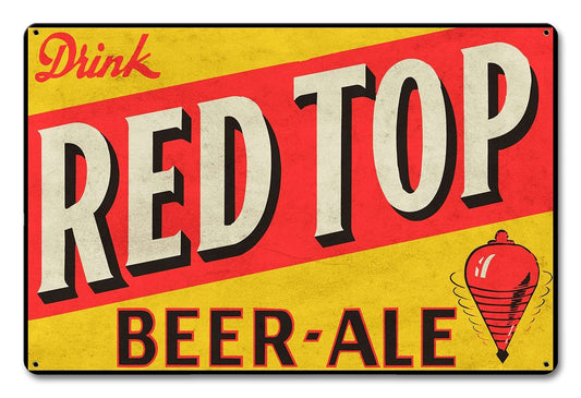 RED TOP BEER ALE 18 x 12