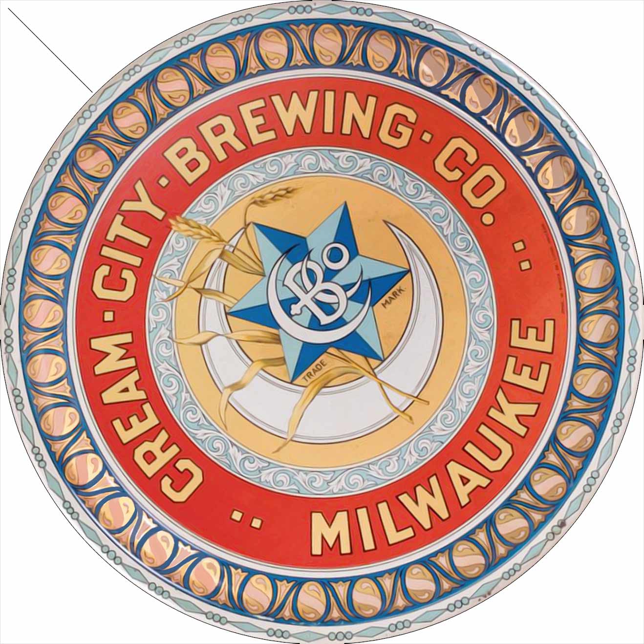 CREAM CITY BREWING CO 18 x 18