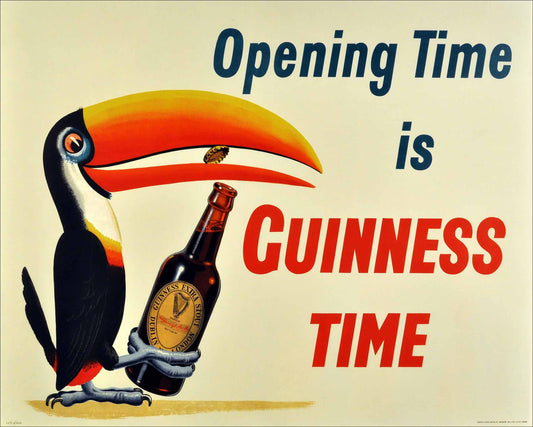 GUINNESS BEER OPENING TIME 30 x 24