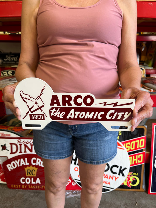 Arco Atomic City Vintage Style Metal Sign