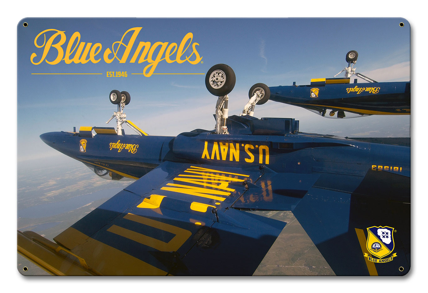 Blue Angels Inverted 12 X 18