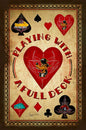 Playing With Full Deck 12 X 18