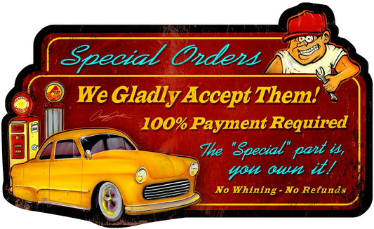 Special Orders 18 X 11
