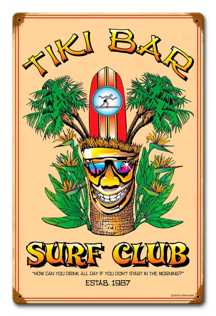 Tiki Bar 12 x 18