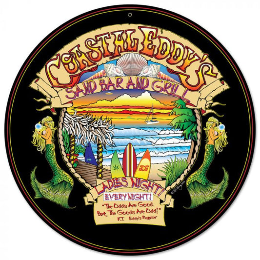 Coastal Eddys 14 x 14