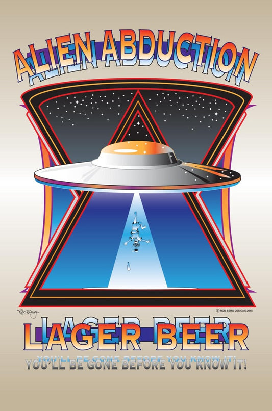 Alien Abduction Lager 12 x 18