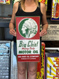 Big Chief Motor Oil Vintage Style Metal Sign