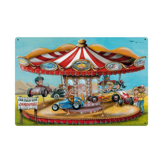 Crazy Kids Carousel 36 x 24
