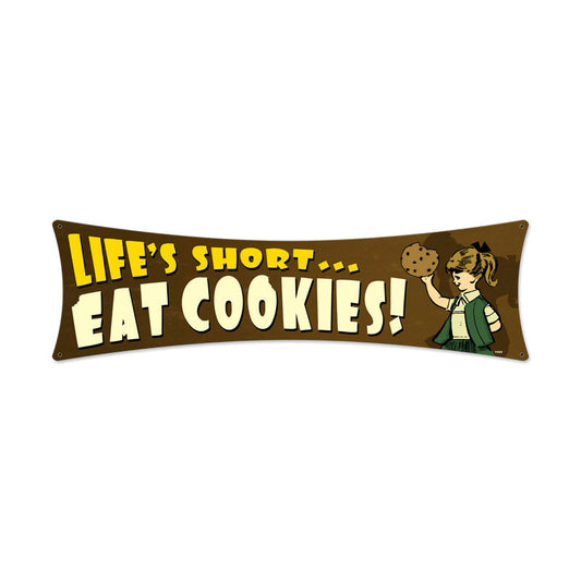 Eat Cookies 27 x 8