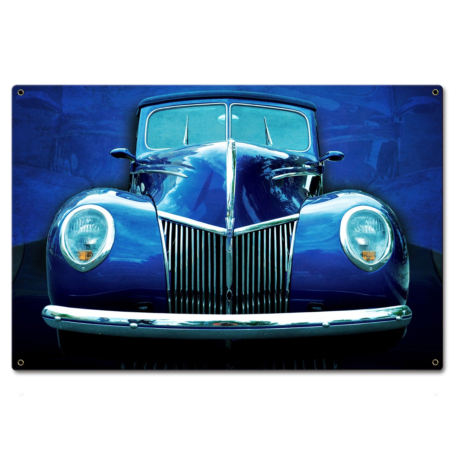 Blue Ford 24 x 16