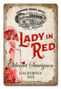 Eureka Lady-In-Red 12 X 18