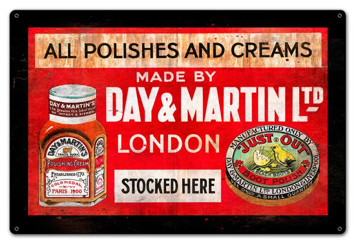 Day And Martin Shoe Polish 18 x 12