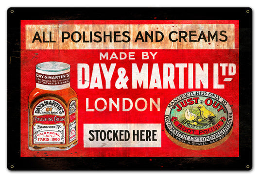 Day And Martin Shoe Polish 18 x 12
