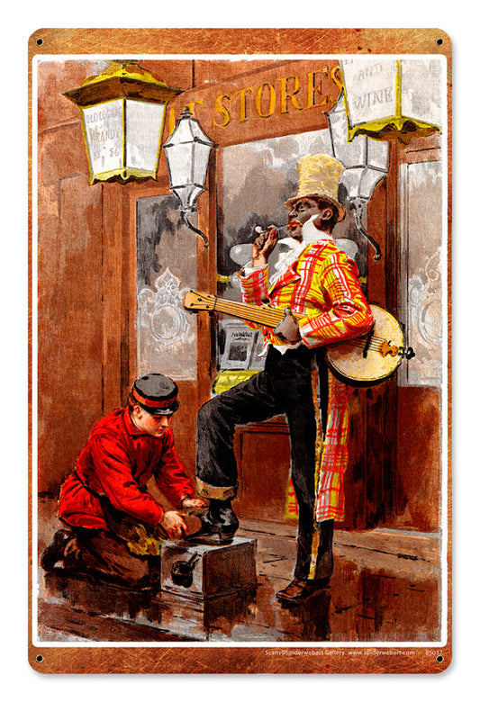 Banjo Shoeshine 12 x 18