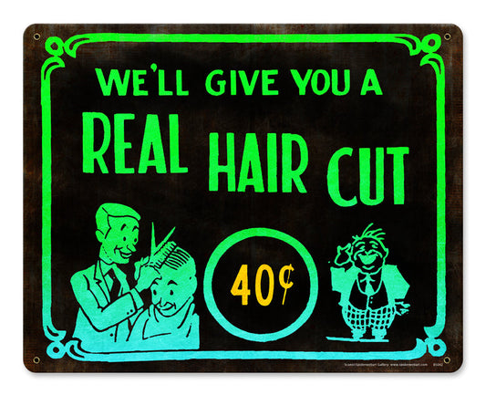Haircut 40 Cents 15 x 12