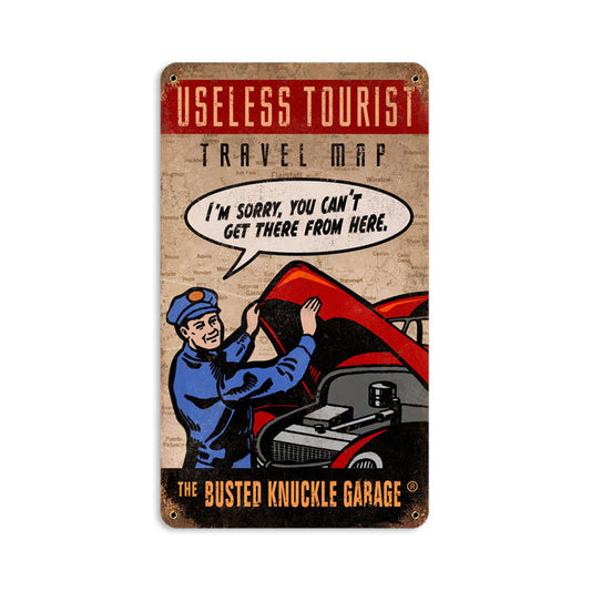Useless Tourist Map 8 x 14