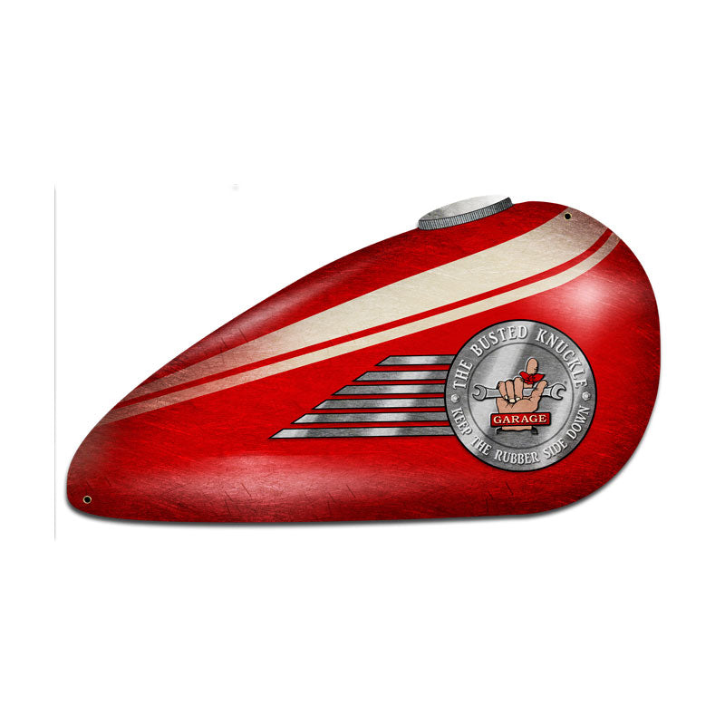 Red Motorcycle Tank 18 x 10
