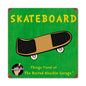 Kids Skateboard Vintage Style Metal Sign 12 x 12