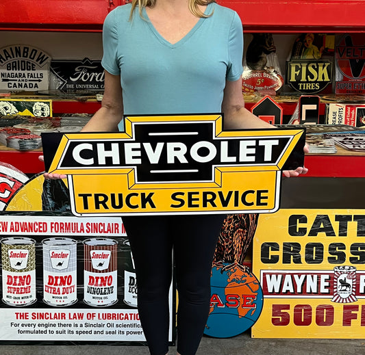 Chevrolet Truck Service Vintage Style Metal Sign